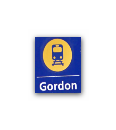 gordon station sign